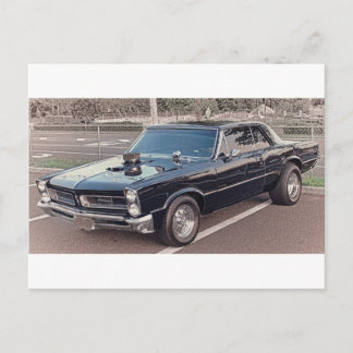GTOマッスルカークラシック写真パワーHDR写真 ポストカード