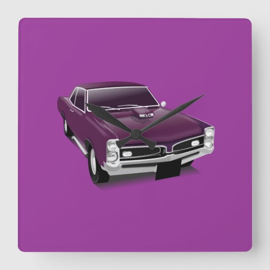 GTO スクエア壁時計 (正面)