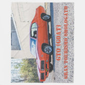 GTO （ヤギ） フリースブランケット (正面)