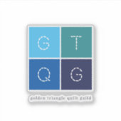 GTQG Logo Sticker シール (正面)