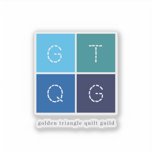 GTQG Logo Sticker シール (正面)