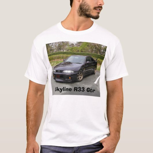 GtrスカイラインR33 Tシャツ (正面)