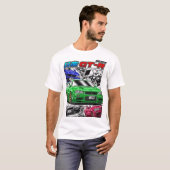 Gtr TシャツJDMレジェンドニッサンスカイラインGTR R34 Tシャツ (正面フル)