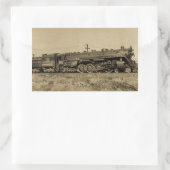 GTWエンジン#6312 at Battle Creek, MI 1954 長方形シール (バッグ)