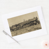 GTWエンジン#6312 at Battle Creek, MI 1954 長方形シール (封筒)