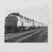 GTWディーゼルエンジン#9008列車#92東行 ポストカード (正面)