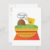 Guacのパーティー インビテーションポストカード (正面/裏面)