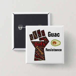Guac抵抗ボタン 缶バッジ