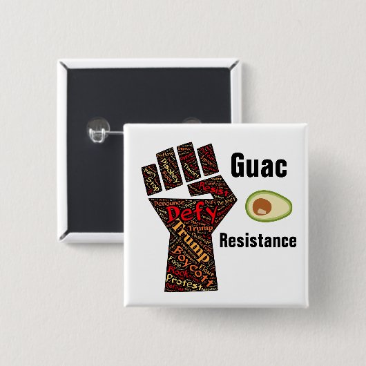 Guac抵抗ボタン 缶バッジ (正面&裏面)