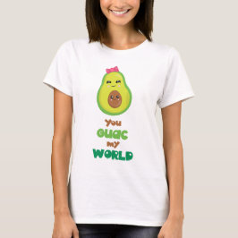 Guac私の世界のアボカドのしゃれ Tシャツ