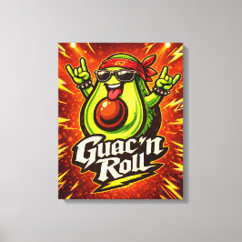 Guac 'n Roll - Guac Pack - Foodie Fiends キャンバスプリント