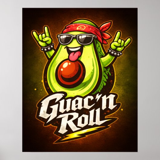 Guac 'n Roll - Guac Pack - Foodie Fiends ポスター (正面)