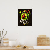 Guac 'n Roll - Guac Pack - Foodie Fiends ポスター (キッチン)