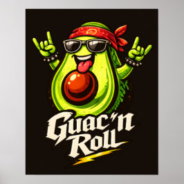 Guac 'n Roll - Guac Pack - Foodie Fiends ポスター