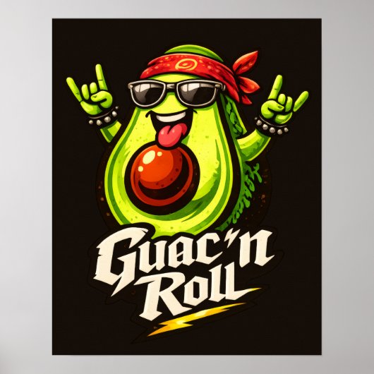 Guac 'n Roll - Guac Pack - Foodie Fiends ポスター (正面)