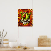 Guac 'n Roll - Guac Pack - Foodie Fiends ポスター (キッチン)