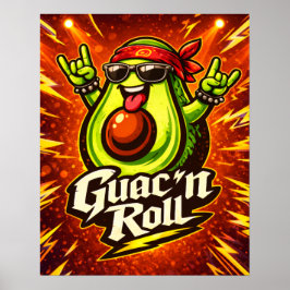 Guac 'n Roll - Guac Pack - Foodie Fiends ポスター