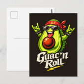 Guac 'n Roll - Guac Pack - Foodie Fiends ポストカード (正面/裏面)