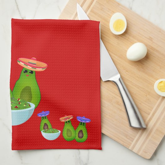 Guacamole Day キッチンタオル (四つ折り)