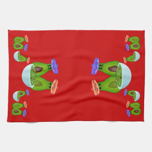 Guacamole Day キッチンタオル (横)