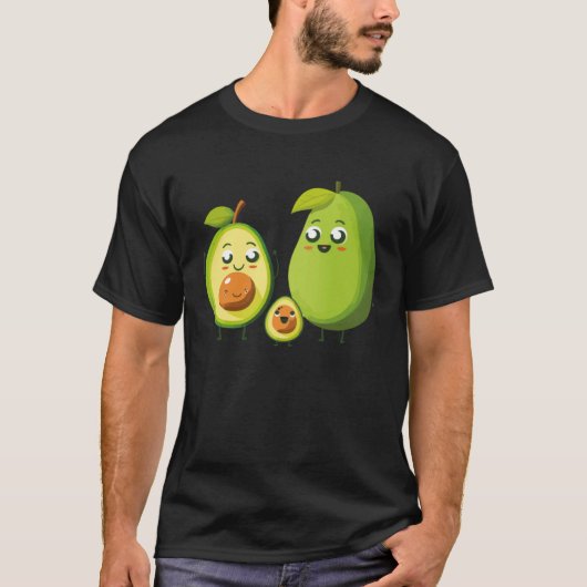 Guacamole Mom Avocado Vegetarian Vegan Mothers Da Tシャツ (正面)