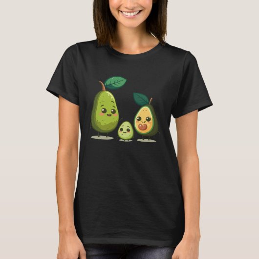 Guacamole Mom Avocado  Vegetarian Vegan Mothers Da Tシャツ (正面)