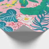 Guache painting seamless pattern with abstract tro ラッピングペーパー (角)