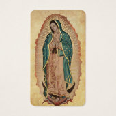 Guadalupe In Loving Memory Photo Prayer Card (正面)