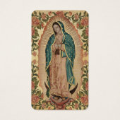 Guadalupe Memorial Photo Spanish Prayer Cards (正面)