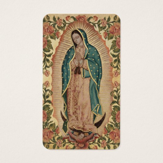 Guadalupe Memorial Photo Spanish Prayer Cards (正面)