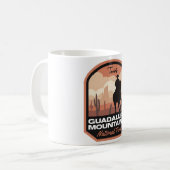 Guadalupe Mountains National Park Desert Cowboy コーヒーマグカップ (正面左)