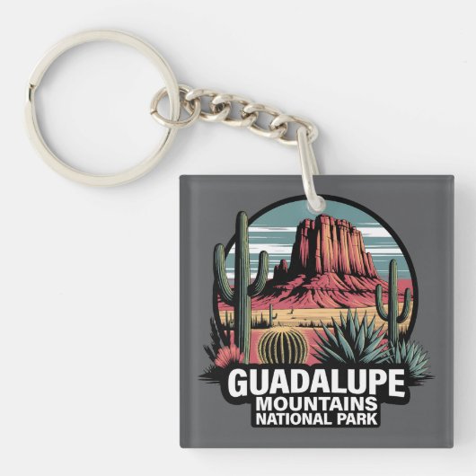 Guadalupe Mountains National Park Texas キーホルダー (正面)