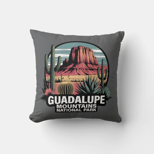 Guadalupe Mountains National Park Texas クッション (正面)