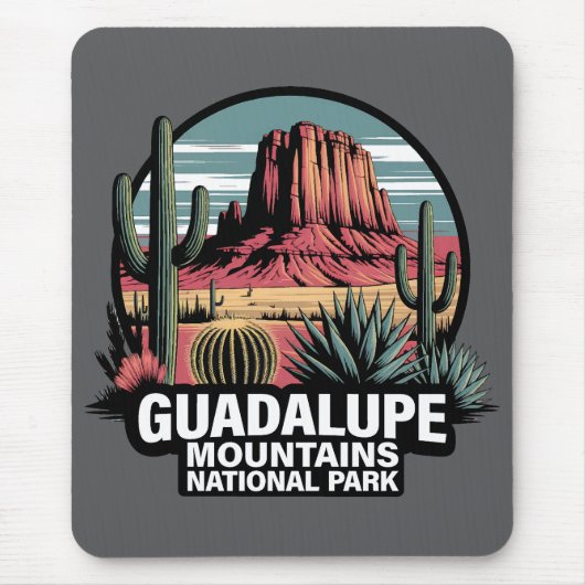 Guadalupe Mountains National Park Texas マウスパッド (正面)