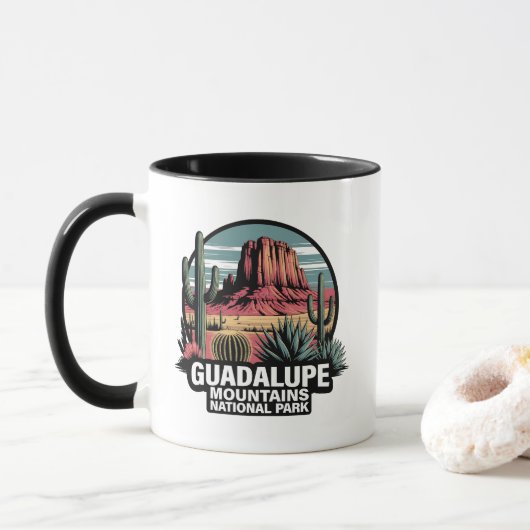 Guadalupe Mountains National Park Texas マグカップ (ドーナツ)