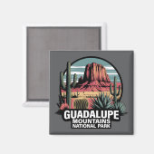 Guadalupe Mountains National Park Texas マグネット (正面/裏面)