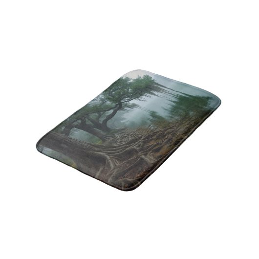 Guadalupe River Bath Mat - Serene Nature Bathroom  バスマット (アングル)
