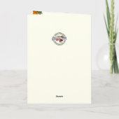 Guadalupe Virgin Mary Catholic Spanish Gracias サンキューカード (裏面)