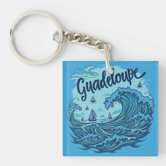 GUADELOUPE キーホルダー (正面)