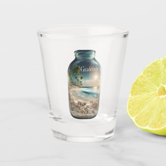GUADELOUPE ショットグラス (正面)
