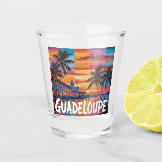 Guadeloupe  ショットグラス (正面)