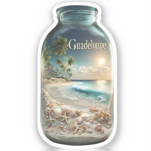 GUADELOUPE シール (正面)