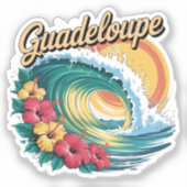 GUADELOUPE シール (正面)