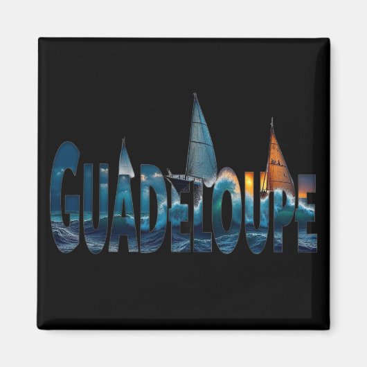 GUADELOUPE マグネット (正面)