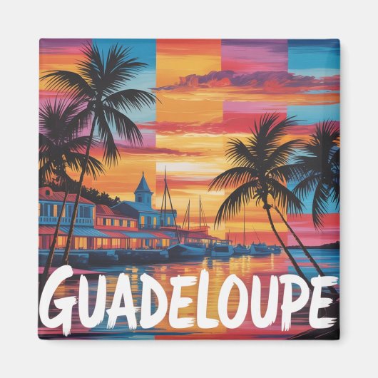 Guadeloupe マグネット (正面)