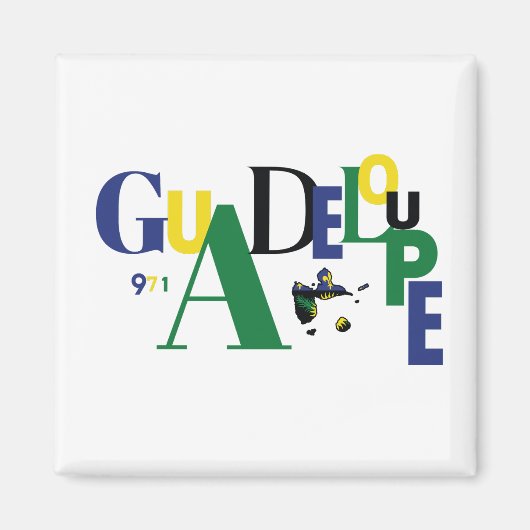 GUADELOUPE マグネット (正面)