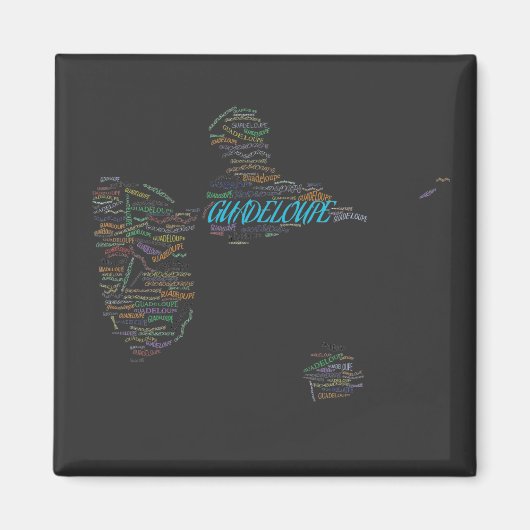 GUADELOUPE マグネット (正面)