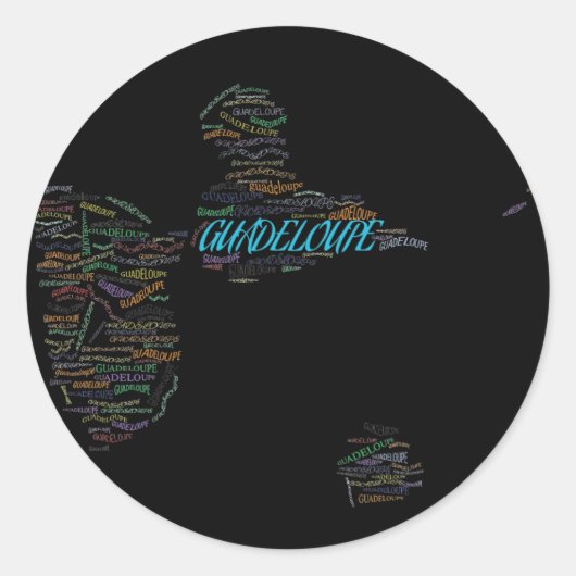 GUADELOUPE ラウンドシール (正面)