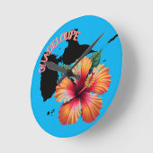 GUADELOUPE ラウンド壁時計 (傾斜)