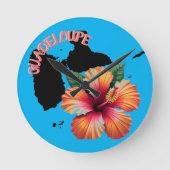 GUADELOUPE ラウンド壁時計 (正面)